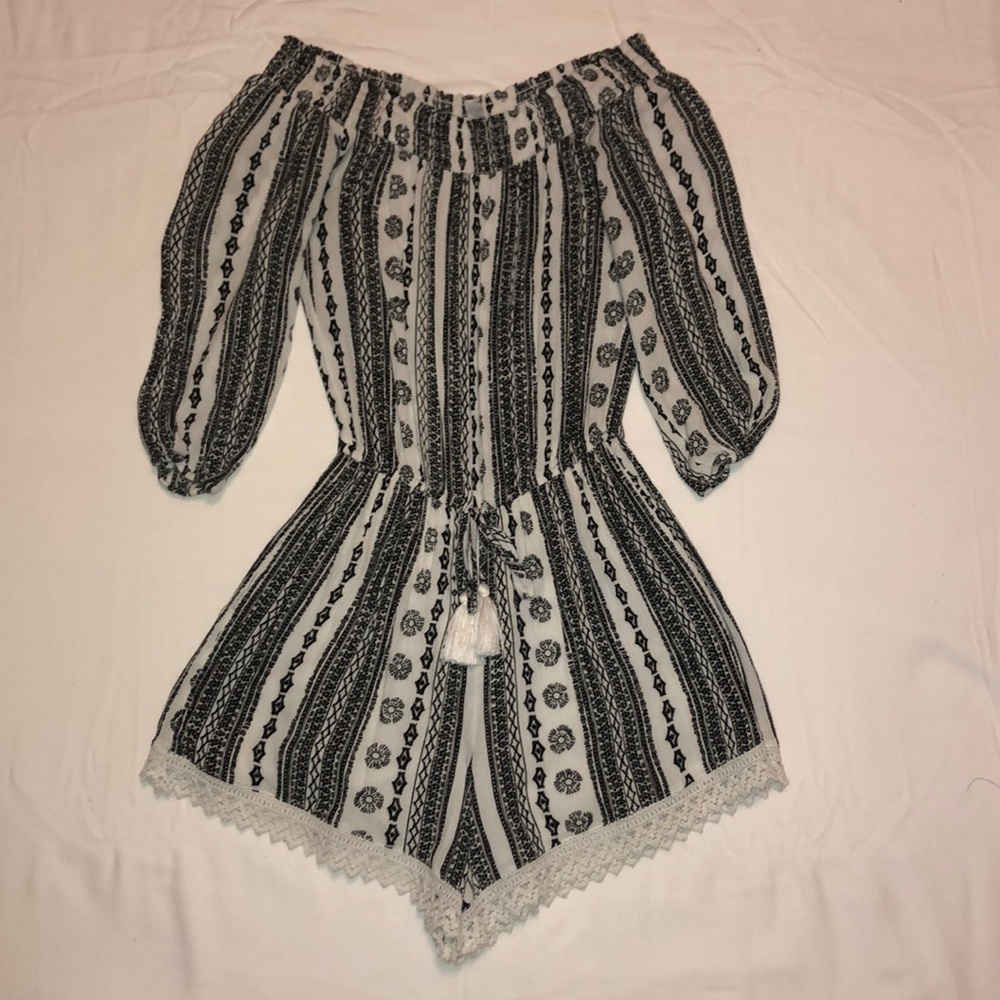 Off the Shoulder Romper